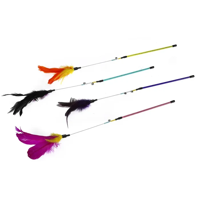 Fishing rod for cats Ebi Rosie [Size 0.6×0.6×60 cm]