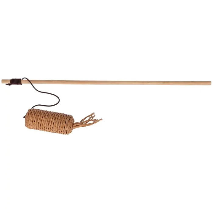 Fishing rod for cats Kerbl Zylinder Nature (x1) [Size 41 cm]