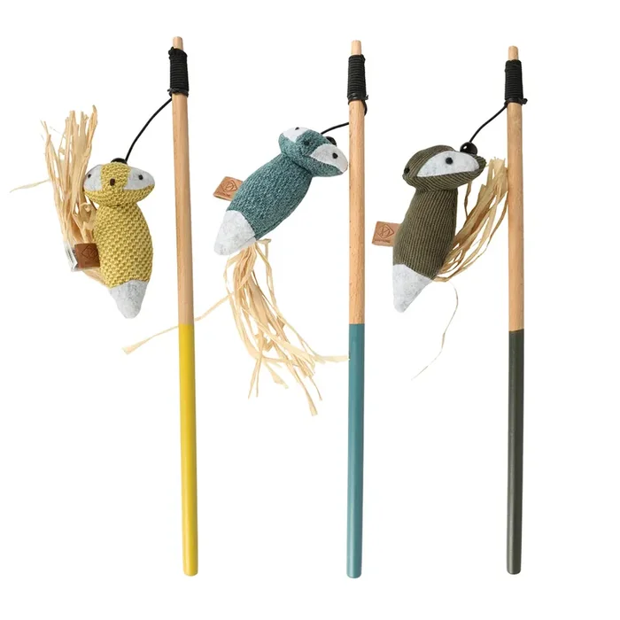 Fishing rod for cats rocco foxes D&D Home [Size 35x5x4 cm]