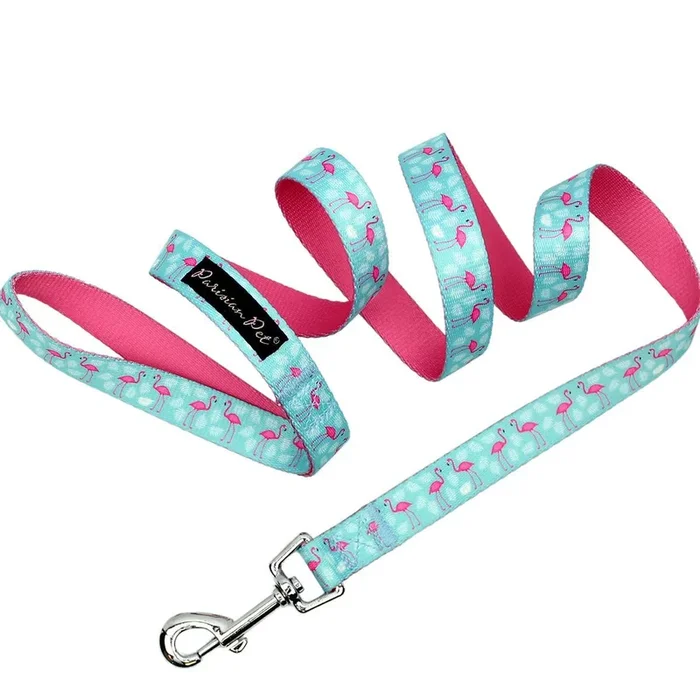 Flamingos Dog Leash by Parisian Pet