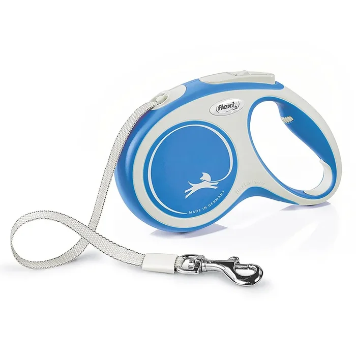 Flexi Comfort Tape Retractable Dog Leash – Royal Blue