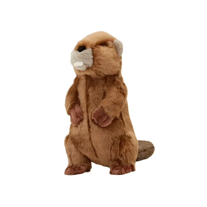 Fluff & Tuff Troy Beaver Dog Toy – 9″ Durable Plush Dog Toy