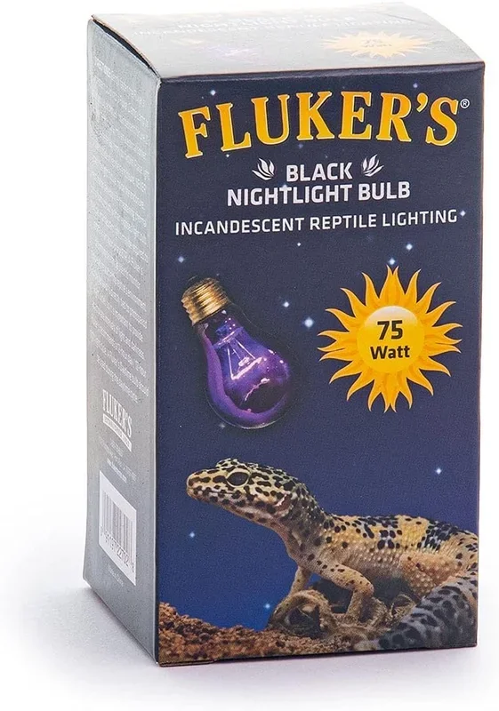 Fluker’s Black Nightlight Incandescent Reptile Bulb 75W