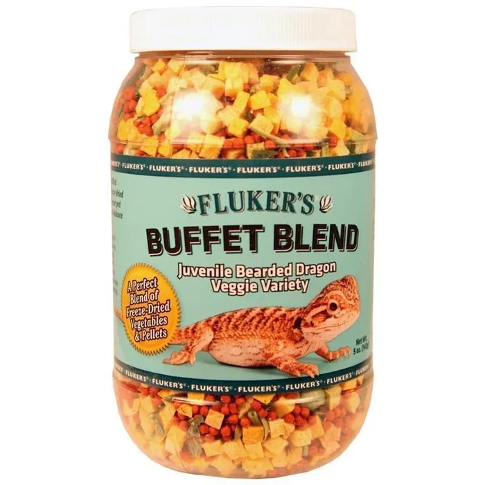 Fluker’s Buffet Blend Juvenile Bearded Dragon Veggie Variety Food