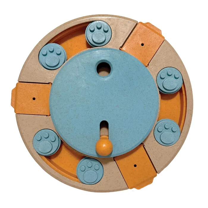 foufou Dog Hide ‘n Seek Interactive Multi-Play Dog Toy – Turntable Puzzle