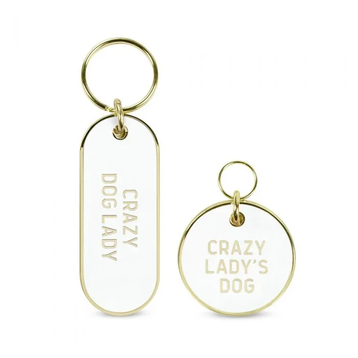 FRED & FRIENDS | Crazy Dog Lady Tag and Keychain