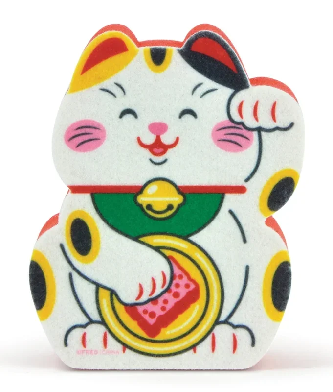 Fred “Feline Lucky” Kitchen Sponge