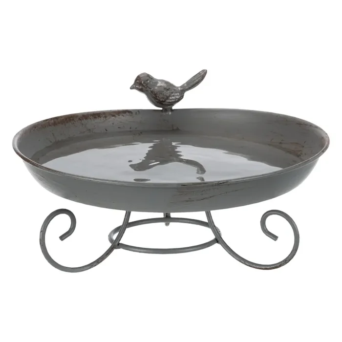Free-standing metal birdbath Trixie [Size 800 ml]
