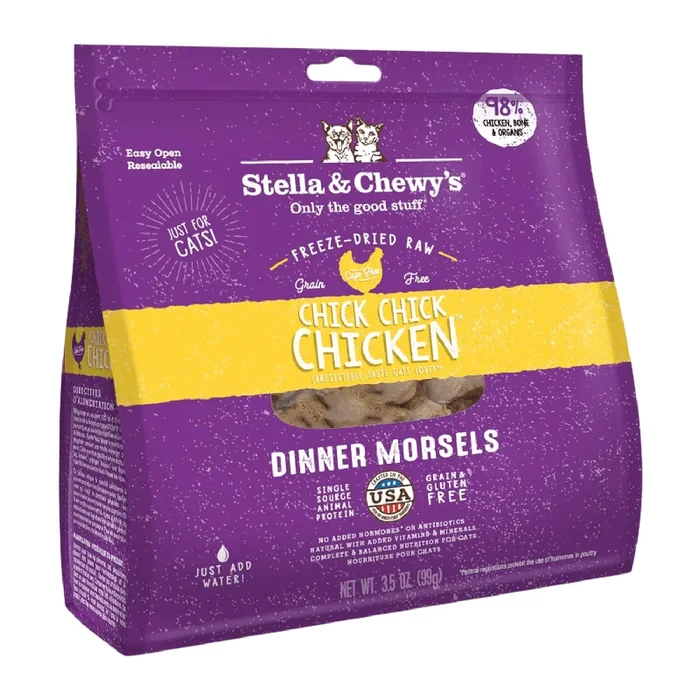 Freeze Dried Cat Food – Chick Chick Chicken – Dinner Morsels