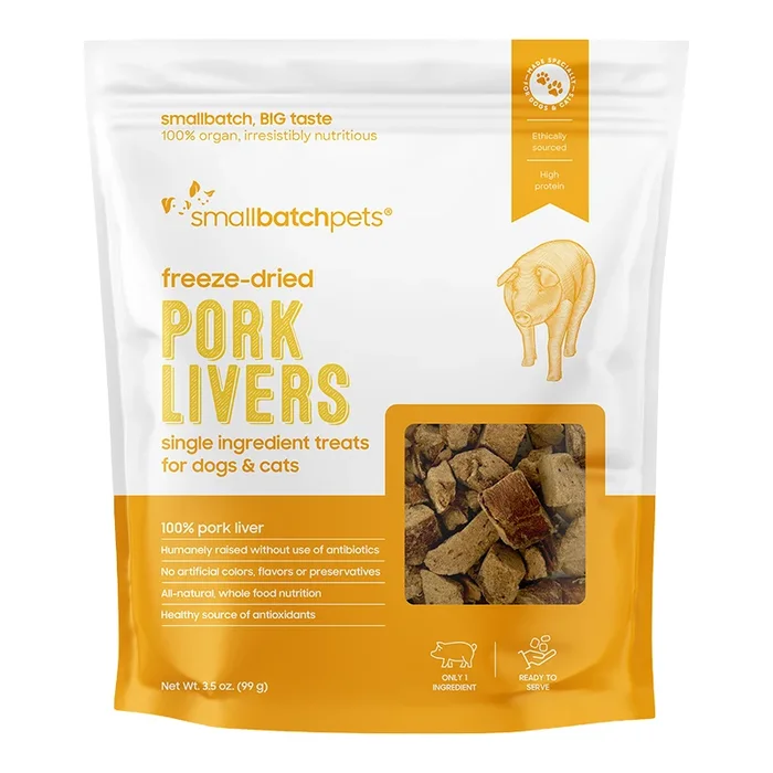 Freeze Dried Pork Liver Treats