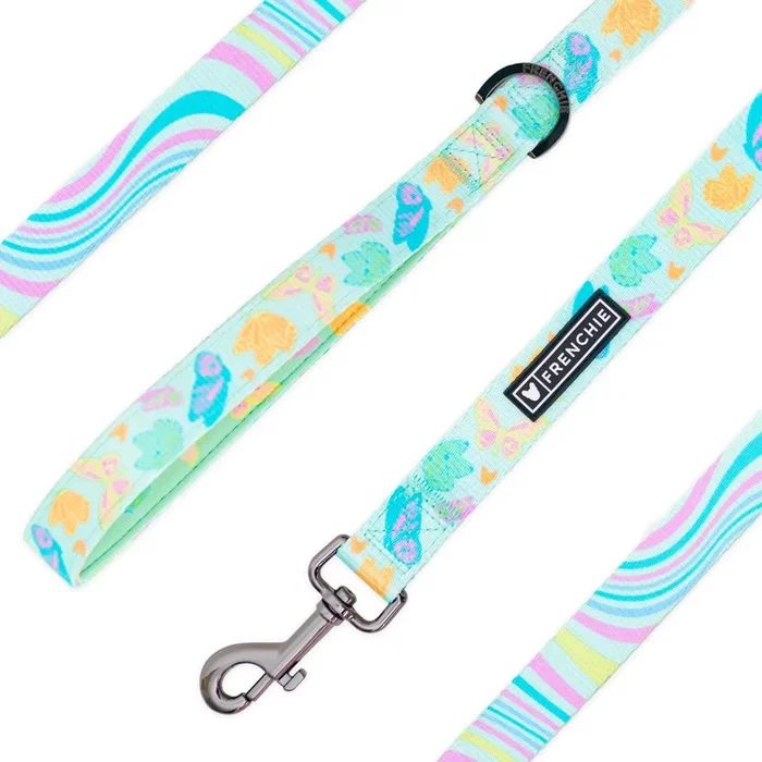 Frenchie Comfort Leash – Pastel Butterfly
