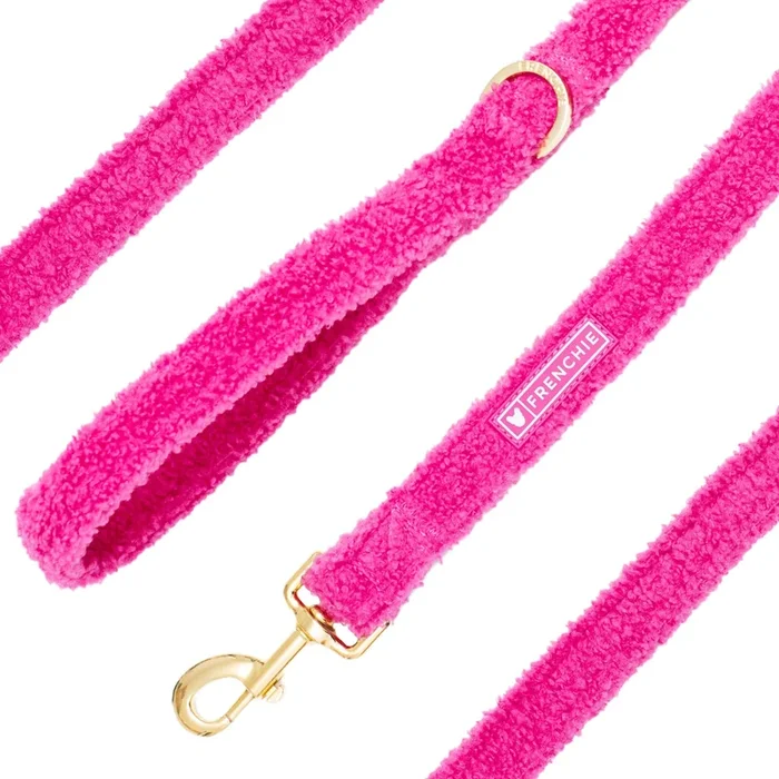 Frenchie Comfort Leash – Teddy Hot Pink