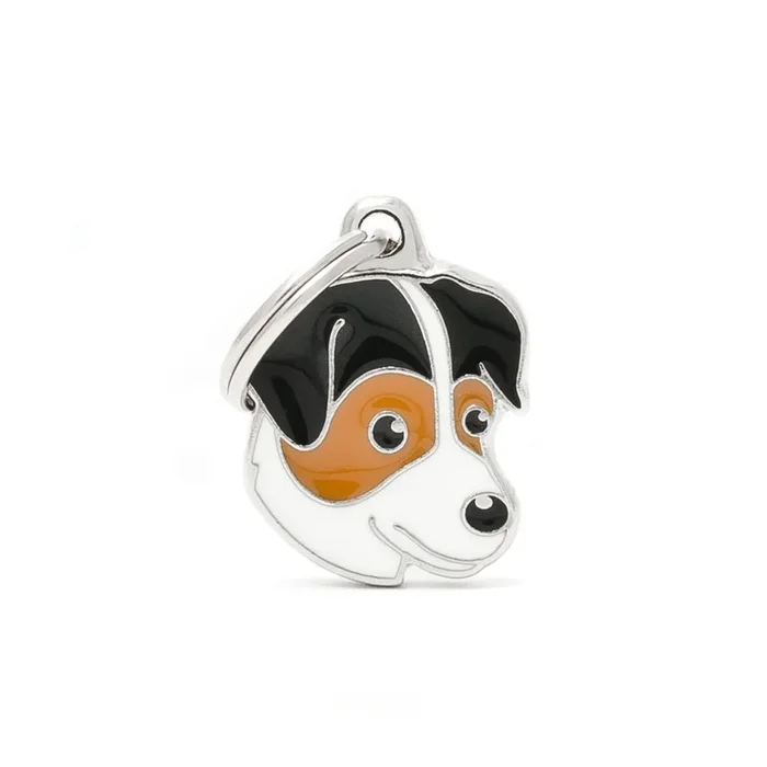 Friends Tricolour Jack Russel ID Tag – MyFamily