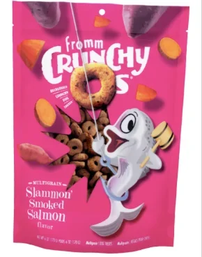 Fromm Crunchy O’s Multigrain Dog Treats, Slammon’ Smoked Salmon