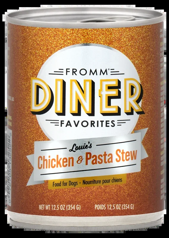 Fromm Diner Favorites Louie’s Chicken & Pasta Stew Dog Food