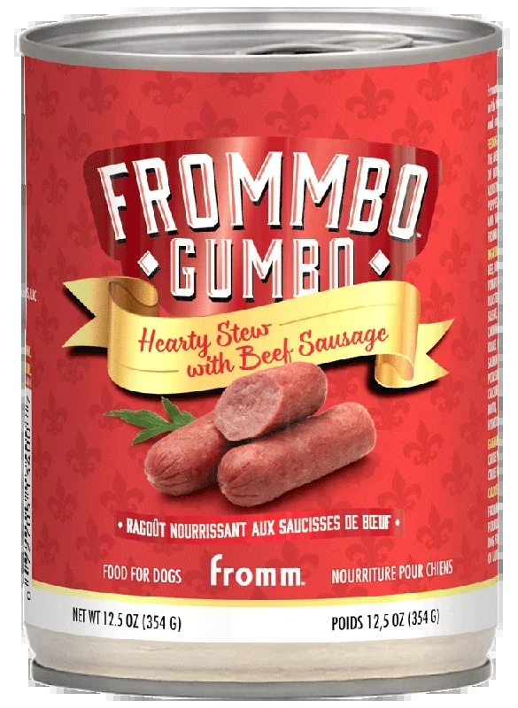 Fromm Gumbo Beef & Sausage Canned Dog Food