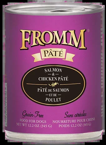 Fromm Salmon & Chicken Paté Canned Food for Dogs