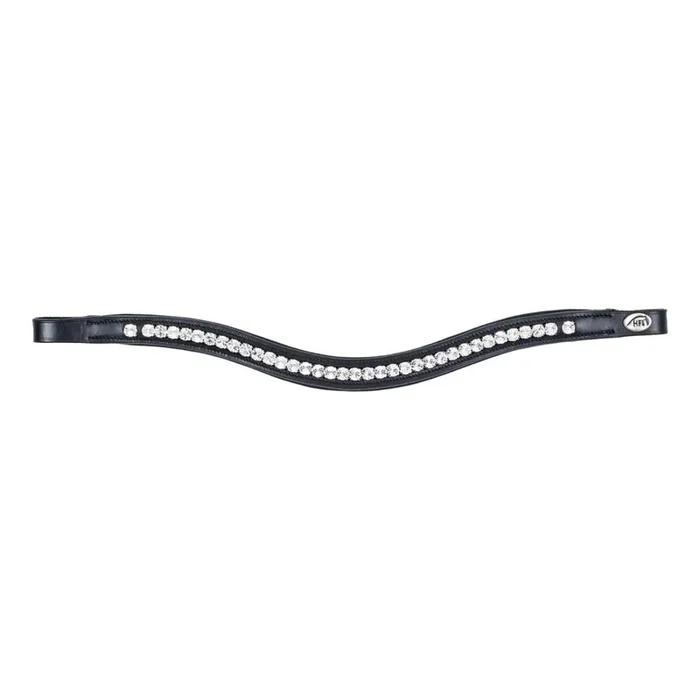 Frontal for horse HFI Padded Wave + Strass
