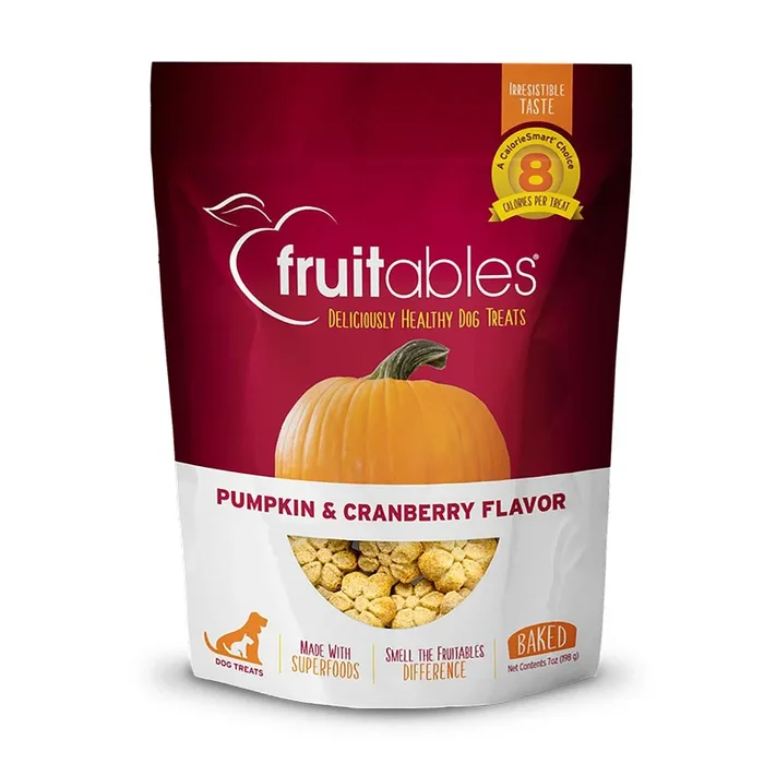 Fruitables Dog Treats – Pumpkin & Cranberry