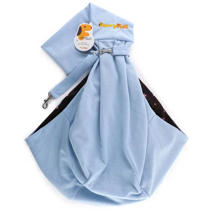 Furry Fido Pet Supplies – Furry Fido Classic Pet Sling – Blue