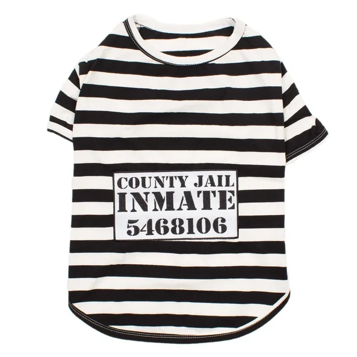 Furry Inmate Dog Costume Shirt