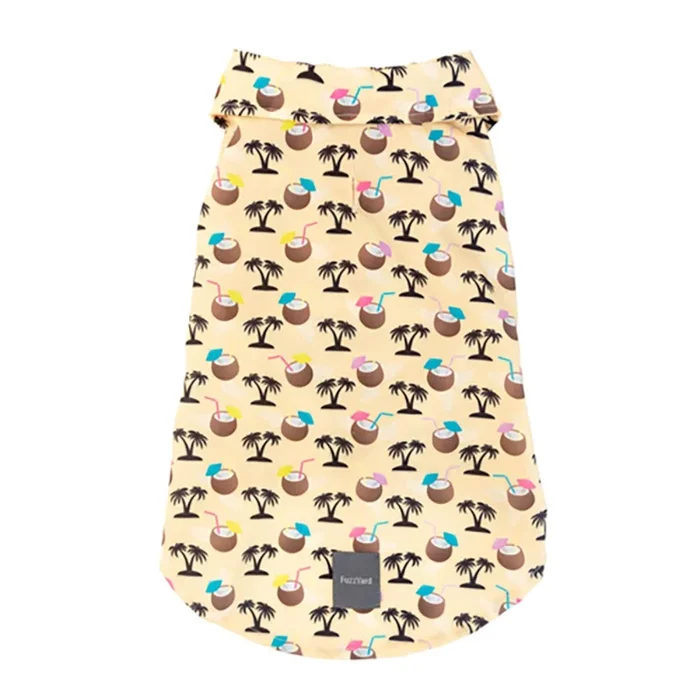 FuzzYard Sandy Coconuts Hawaiian Dog Shirt