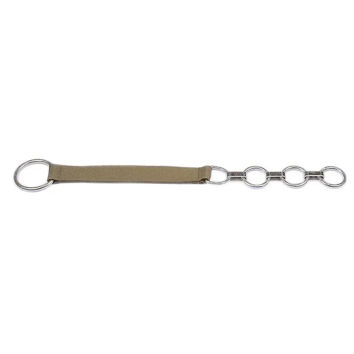 Galvanized flat link necklace Kerbl [Size 78 cm]