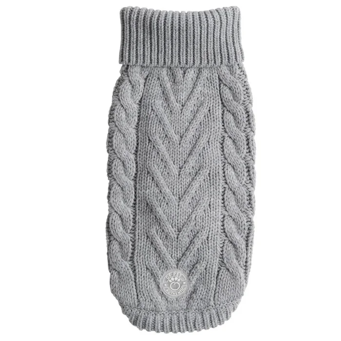 GF Pet Chalet Dog Sweater – Gray
