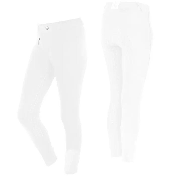 Girl‘s Full Grip Riding Trousers Q-essentials [Size 8 years]