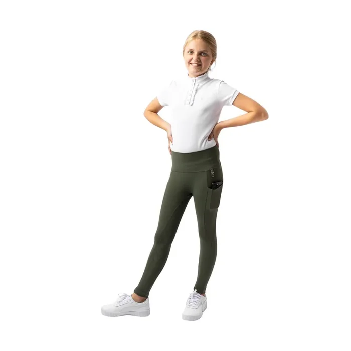 Girls‘ full grip riding leggings Horze Gillian