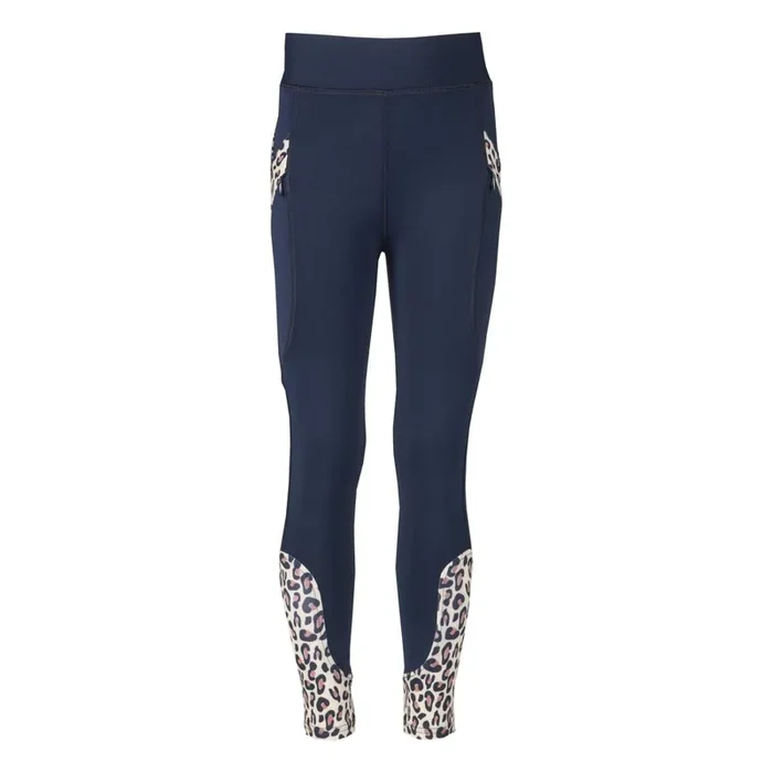Girls‘ full grip riding leggings Red Horse Kylie