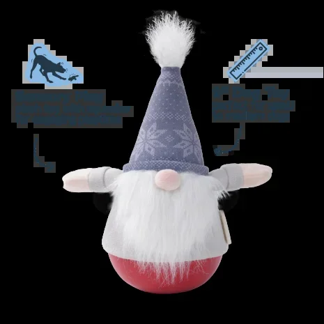 Gnome Roly Poly Dog Toy | Tall Tails
