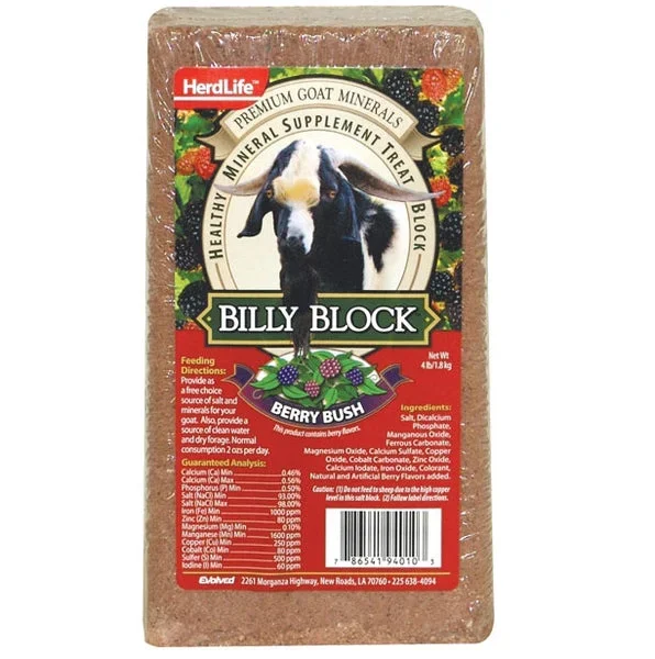 Goat Mineral Block Berry Bush 4 lb