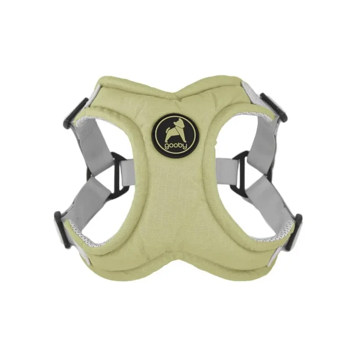 Gooby Memory Foam Step-in Dog Harness – Green