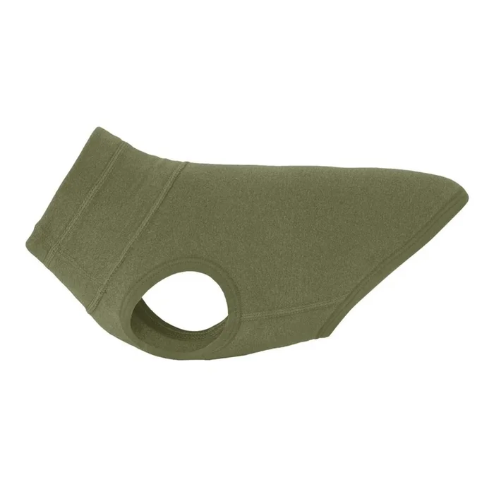 Gooby Microfiber Stretch Fleece Dog Vest – Olive Green
