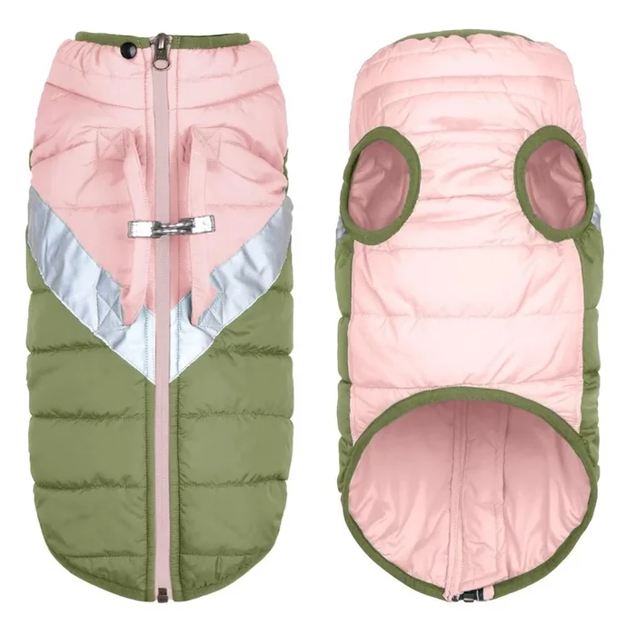 Gooby Mountaineer Dog Jacket – Peach