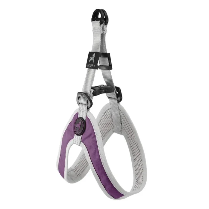 Gooby Simple Step-In Dog Harness – Purple