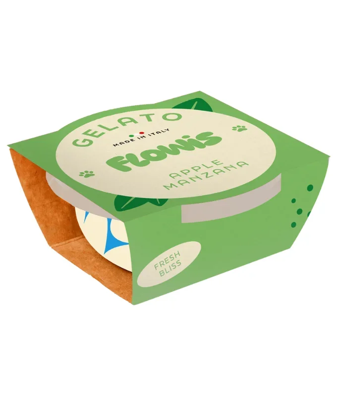 Gosbi – Flowis Gelato, Apple Flavor, Frozen Dog Treat for All Dogs – 40g