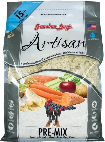 Grandma Lucy’s Artisan Grain Free Premix Freeze Dried Dog Food