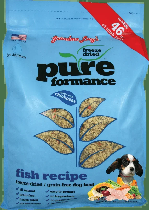 Grandma Lucy’s Pureformance Fish Recipe Freeze Dried Grain Free Dog Food