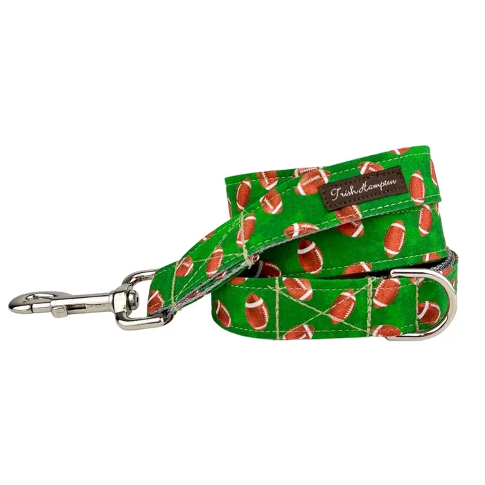 Green Football 6ft Dog Leash – 1033