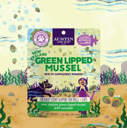 Green Lipped Mussel Powder mobility support by Austin & Kat