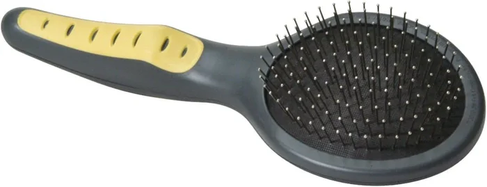 GripSoft Pin Brush for Dogs & Cats, 10″L