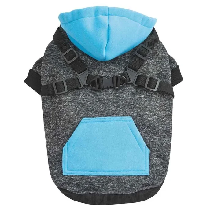 Guardian Gear Winter Harness Dog Hoodie – Blue