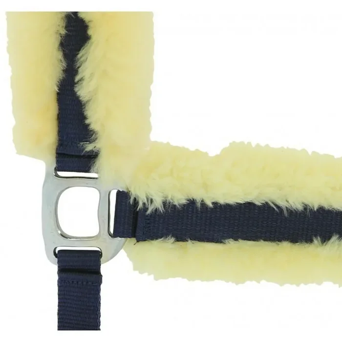 Halter for horse Equithème Mouton synthétique
