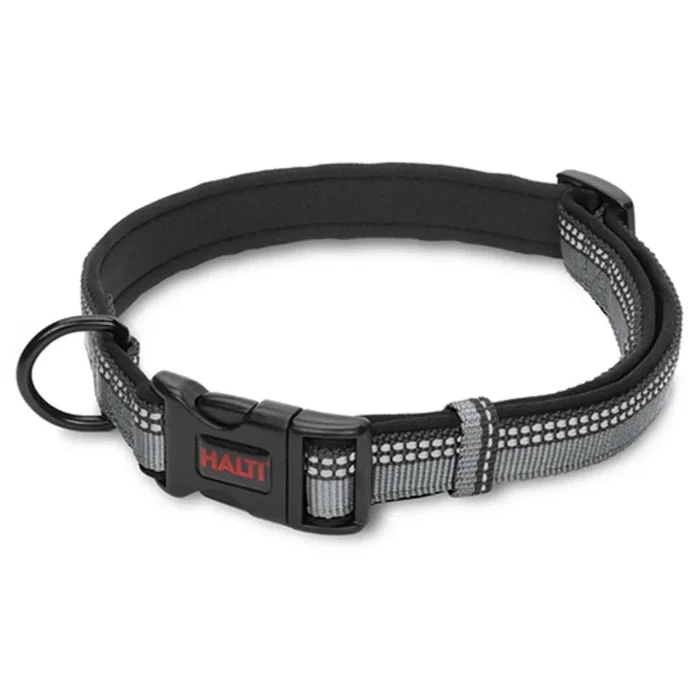 Halti Two-Toned Dog Collar – Black and Gray