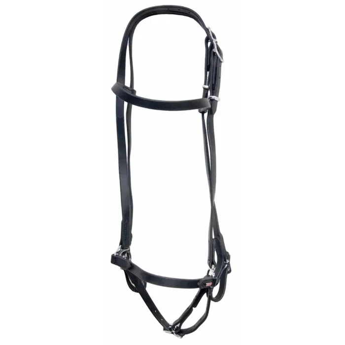 Hanoverian riding bridle with noseband Karlslund [Size 3x33x22 cm]