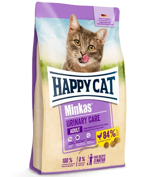 Happy Cat – Minkas Urinary Care Dry Cat Food – Poultry, Adult Cats 1.5kg – 10kg