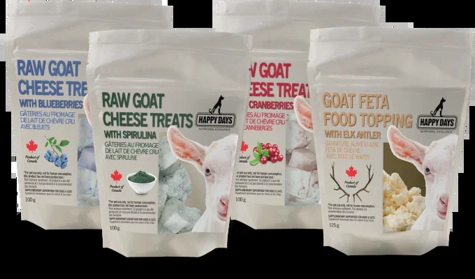 Happy Days Raw Goat Milk Cheese Treats