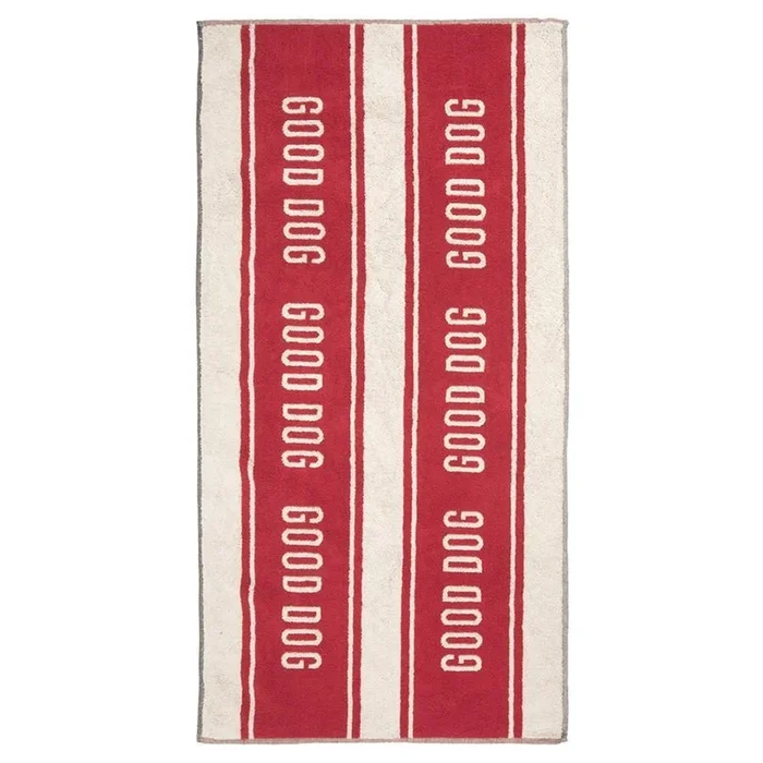 HARRY BARKER | Good Dog Towel in Red
